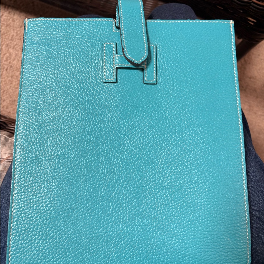 Italian made Turquoise Tablet Cover